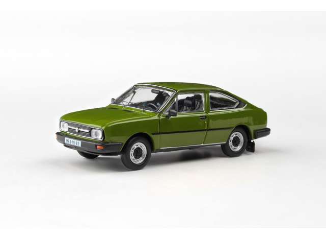 1982 Skoda Garde, olive green 1:43 Abrex Model