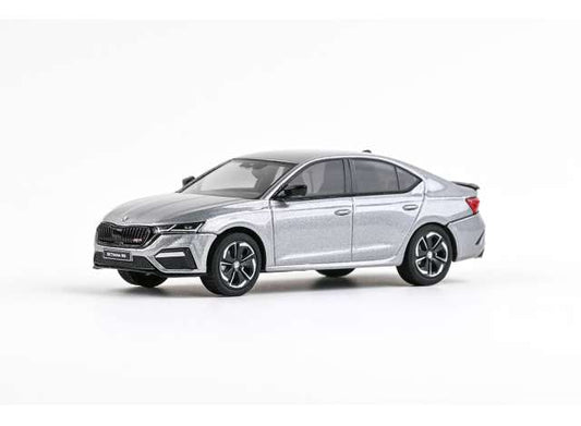 2020 Skoda Octavia IV RS, quicksilvert grey metallic 1:43 Abrex Model
