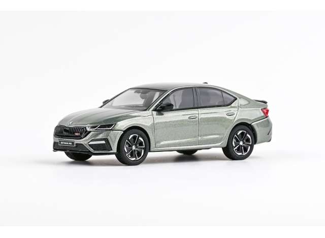 2020 Skoda Octavia IV RS, agave green metallic 1:43 Abrex Model