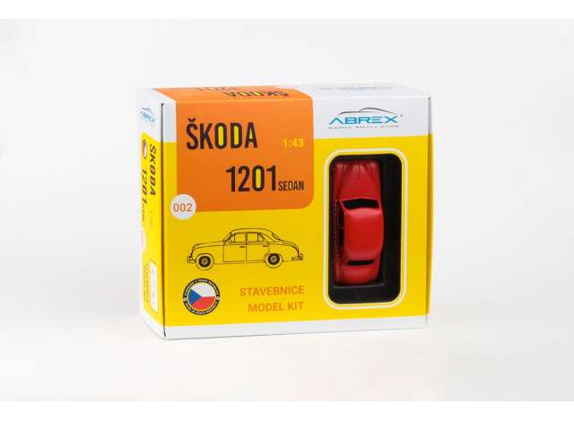 1956 Skoda 1201 Taxi, model kit 1:43 Abrex Model