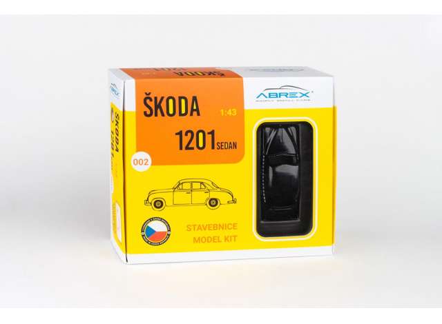 1956 Skoda 1201 Taxi, model kit 1:43 Abrex Model