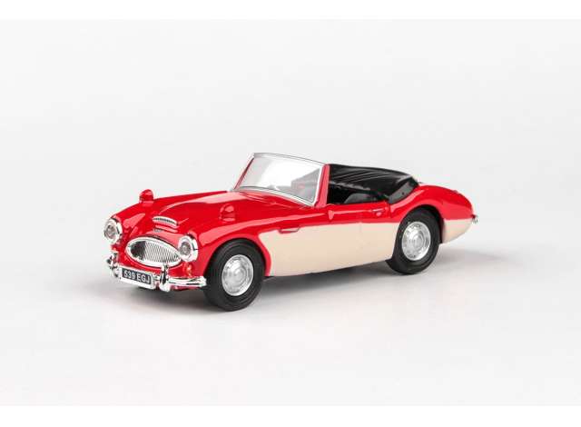 Pre-Order – Abrex Cararama Austin Healey Open Top, red/cream 1:43 Abrex Model (abC251PND-4-16250) – ETA. September 2026