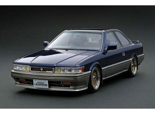 Pre-Order – Nissan Leopard 3.0 Ultima (F31) blue/silver 1:18 Ignition Model (IG3701) – ETA. July/August 2026