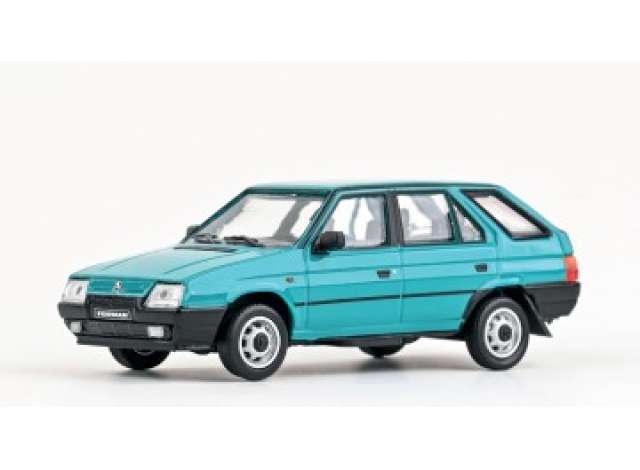 1993 Skoda Forman, green caribbean 1:43 Abrex Model