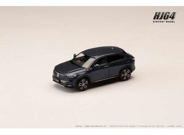 Pre-Order – Honda VEZEL e:HEV Z/HR-V, Midnight Blue Beam Metallic 1:64 Hobby Japan Model (HJ641071ABL) – ETA. July/August 2026