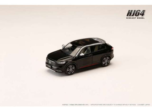 Pre-Order – Honda VEZEL e:HEV PLaY/HR-V, Crystal Black Pearl 1:64 Hobby Japan Model (HJ642071BK) – ETA. July/August 2026