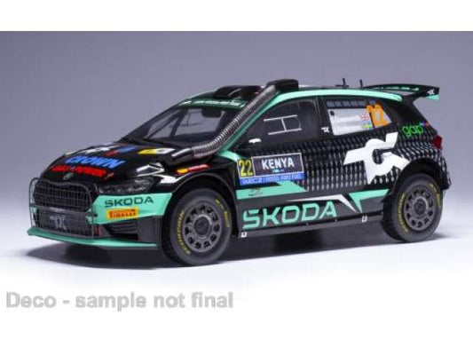 Pre-Order – 2024 Skoda Fabia Rally2 WRC #22, G.Greensmith,/J.Andersson Safari Rallye Kenia, various 1:18 IXO Models Model (ixRMC209) – ETA. September 2026