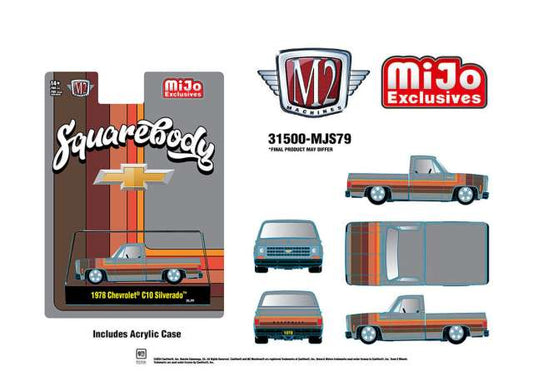 Pre-Order – 1978 Chevrolet C10 Silverado, various 1:64 M2 Machines Model (M2-31500MJS79) – ETA. September 2026
