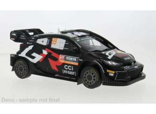 Pre-Order – 2024 Toyota Yaris Rallye 1 #69 K.Rovanperä/J.Halttunen WRC Safari Rallye Kenia, black/red/white 1:18 IXO Models Model (ixrmc206) – ETA. September 2026