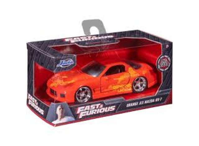Orange JLS Mazda RX-7 *F&F*, orange 1:32 Jada Model (JADA31442) – ETA. March/April 2028