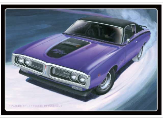 1971 Dodge Hemi Charger R/T, plastic modelkit 1:25 AMT Model
