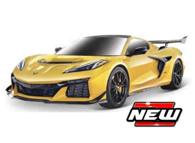 Pre-Order – 4,5 inch 2025 Chevrolet Corvette ZR1, yellow 1:0 Maisto Model (mai24896) – ETA. July/August 2026