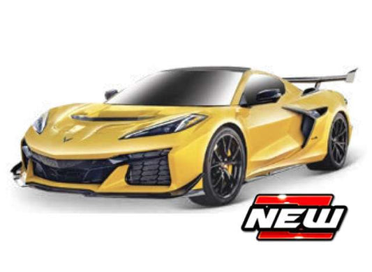 Pre-Order – 4,5 inch 2025 Chevrolet Corvette ZR1, yellow 1:0 Maisto Model (mai24896) – ETA. July/August 2026