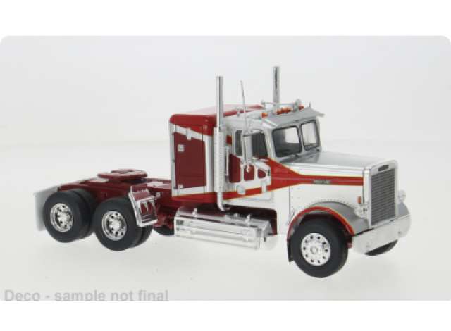 Pre-Order – 1977 Freightliner FLC 120 64 T, silver/red 1:43 IXO Models Model (ixotr200) – ETA. July/August 2026