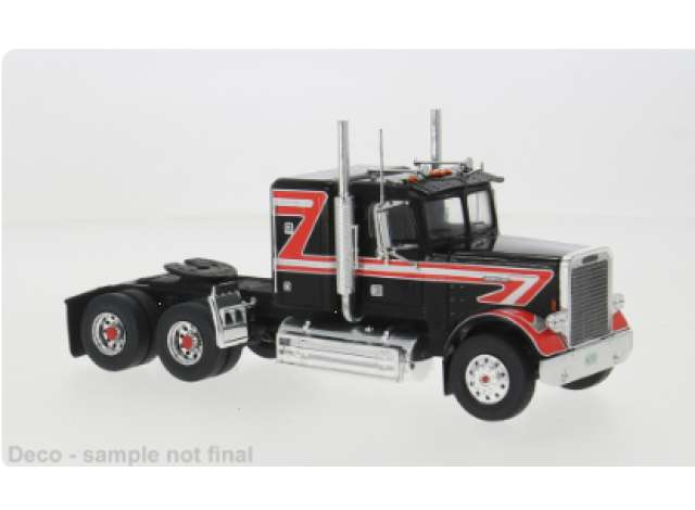 Pre-Order – 1977 Freightliner FLC 120 64 T, black/red 1:43 IXO Models Model (ixotr218) – ETA. July/August 2026