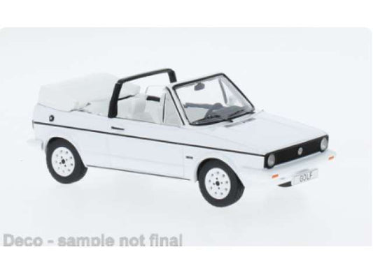 Pre-Order – 1986 Volkswagen Golf I Cabriolet, white 1:43 IXO Models Model (ixoCLC590) – ETA. July/August 2026