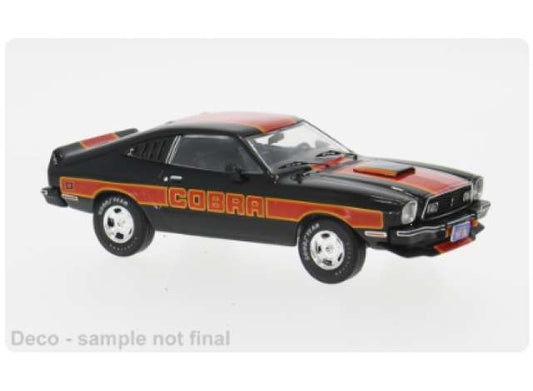 Pre-Order – 1977 Ford Mustang II Cobra, red/black 1:43 IXO Models Model (ixoCLC599) – ETA. July/August 2026