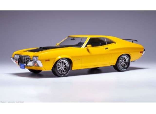 Pre-Order – 1972 Ford Gran Torino Sport, yellow 1:18 IXO Models Model (ixoCMC186) – ETA. September 2026