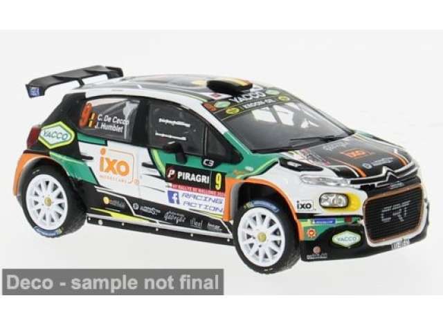 Pre-Order – 2024 Citroen C3 Rally2 #9 C.De Cecco/ J.Humblet, Rally WM, Rallye Wallonien, various 1:43 IXO Models Model (ixoram942) – ETA. September 2026