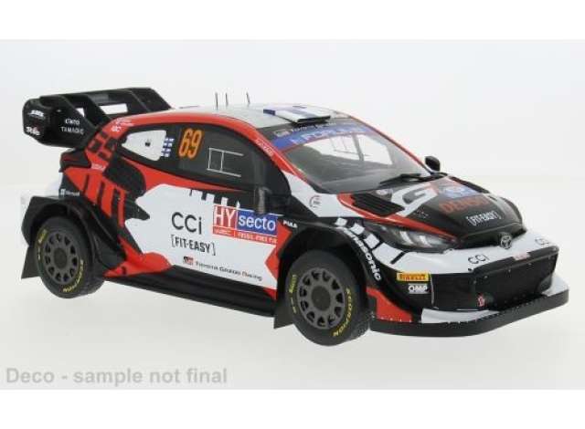 Pre-Order – 2024 Toyota GR Yaris Rally1 Hybrid #69 K.Rovanperä/J.Halttunen Rally WM, Rally Finland, white/red/black 1:18 IXO Models Model (ixrmc218) – ETA. September 2026