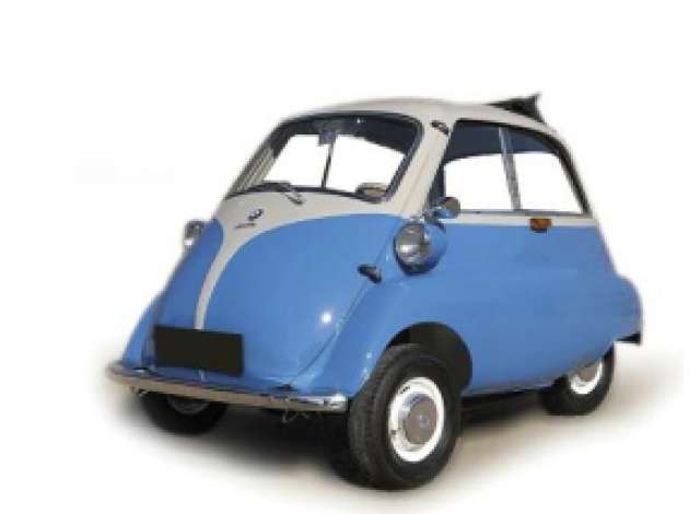 Pre-Order – 1955 BMW Isetta, blue/white 1:18 Minichamps Model (mc110024000) – ETA. July/August 2026