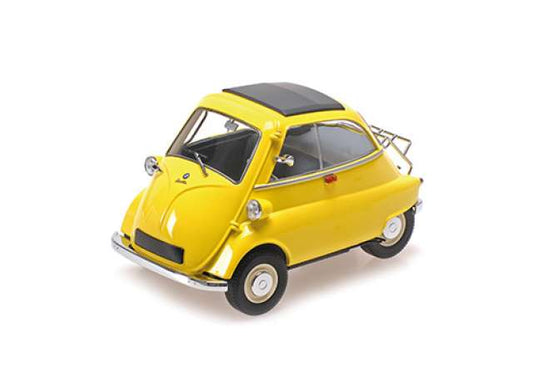 Pre-Order – 1955 BMW Isetta, yellow 1:18 Minichamps Model (mc110024002) – ETA. July/August 2026