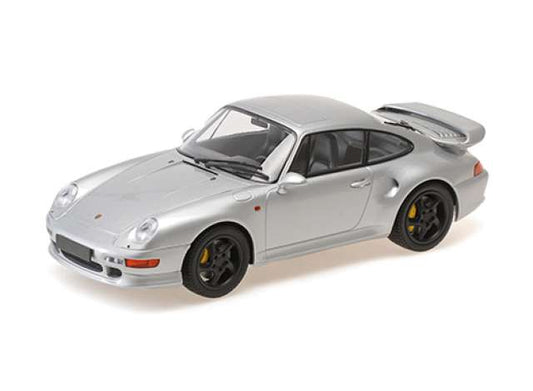 Pre-Order – 1997 Porsche 911 (993) Turbo S, silver 1:18 Minichamps Model (mc155061181) – ETA. July/August 2026