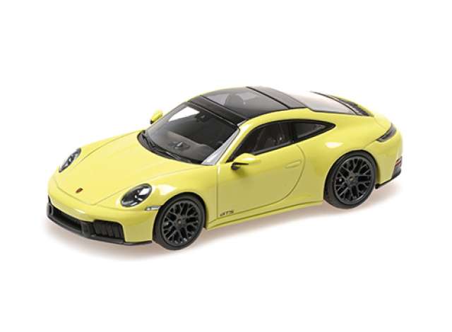Pre-Order – 2024 Porsche 911 (992.2) Carrera GTS, yellow metallic 1:43 Minichamps Model (mc410064122) – ETA. July/August 2026