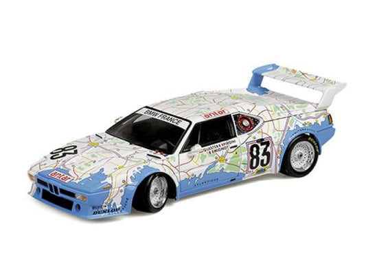Pre-Order – 1980 BMW M1 *Carte De France* Quester/Pironi/Mignot Team BMW France 24h Le Mans 1980, various 1:18 Minichamps Model (mc155802983) – ETA. July/August 2026