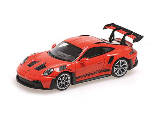 Pre-Order – 2024 Porsche 911 (992) GT3 RS, red with silver wheels 1:87 Minichamps Model (mc870065022) – ETA. July/August 2026