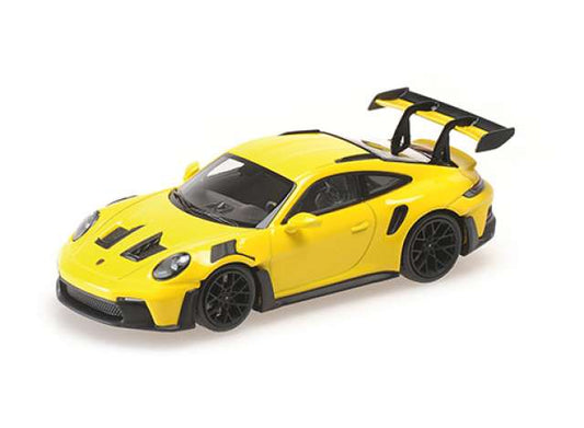 Pre-Order – 2024 Porsche 911 (992) GT3 RS, yellow with black wheels 1:87 Minichamps Model (mc870065024) – ETA. July/August 2026