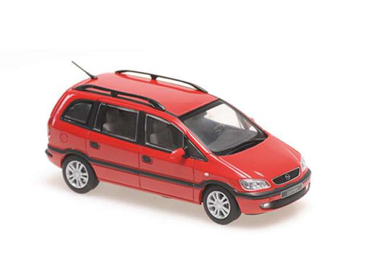 Pre-Order – 1999 Opel Zafira, red 1:43 Maxichamps Model (mc940048000) – ETA. July/August 2026