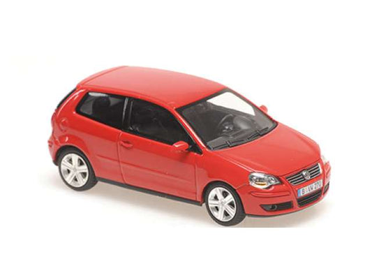 Pre-Order – 2005 Volkswagen Polo, red 1:43 Maxichamps Model (mc940054401) – ETA. July/August 2026