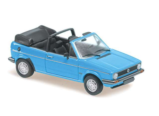 Pre-Order – 1979 Volkswagen Golf Cabriolet, light blue 1:43 Maxichamps Model (mc940055180) – ETA. July/August 2026