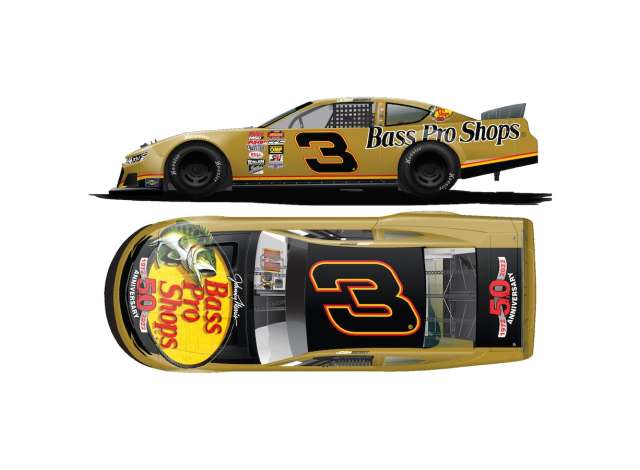 2023 Chevrolet Camaro #3 Josh Berry *Bass Pro Shops* Late Model, gold 1:24 Action Racing Collectibles Model