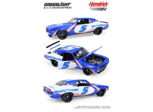 Pre-Order – 1969 Chevrolet Camaro #5 Kyle Larson Hendrick Motorsports First Win Tribute, blue/white/red 1:18 Highway 61 Model (hwy18053) – ETA. September 2026