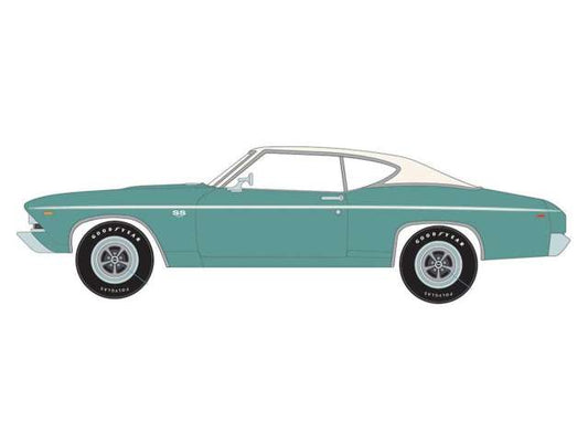 Pre-Order – 1969 Chevrolet Chevelle Hard Top *MCACN* turquoise 1:18 Auto World Model (AMM1348) – ETA. September 2026