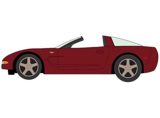 Pre-Order – 2003 Chevrolet Corvette *50th Anniversary Edition*, red 1:64 Johnny Lightning Model (JLSP387B) – ETA. September 2026