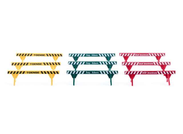 Available To Order – Blocking barriers Accessory pack 1:87 Wiking Model (WIK1833)