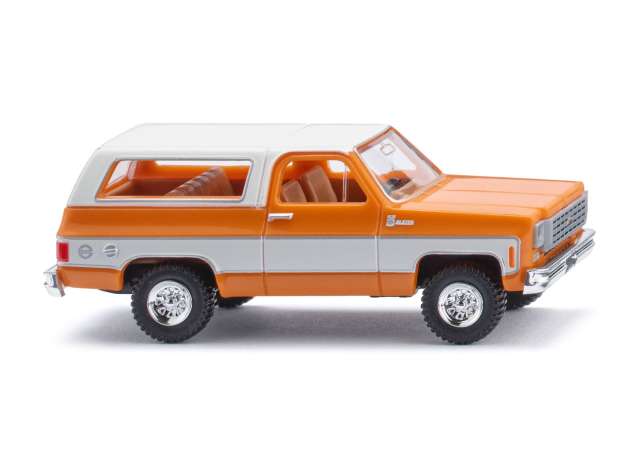 Available To Order – 1976 Chevrolet K5 Blazer, orange/white 1:87 Wiking Model (WIK1101)