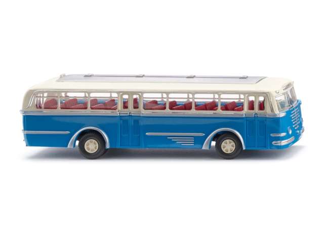 Available To Order – Büssing Trambus, sky blue/light ivory 1:87 Wiking Model (WIK2003)
