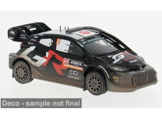 Pre-Order – 2024 Toyota Yaris Rallye 1, #18 T.Katsuta/A.Johnston, WRC Safari Rallye Kenia, black/red/white 1:43 IXO Models Model (ixoram937B) – ETA. July/August 2026