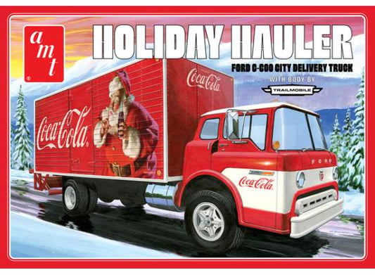 Ford C-600 City Holiday Delivery Truck *Coca-Cola*, plastic modelkit 1:25 AMT Model