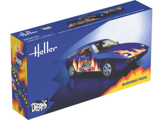 Pre-Order – Burning Frog *Dreams*, plastic modelkit 1:43 Heller Model (hel41006) – ETA. September 2026
