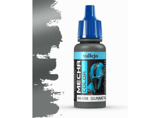 Pre-Order – 17ml Gunmetal *Mecha Color* 1:0 Vallejo Model (val69058) – ETA. September 2026