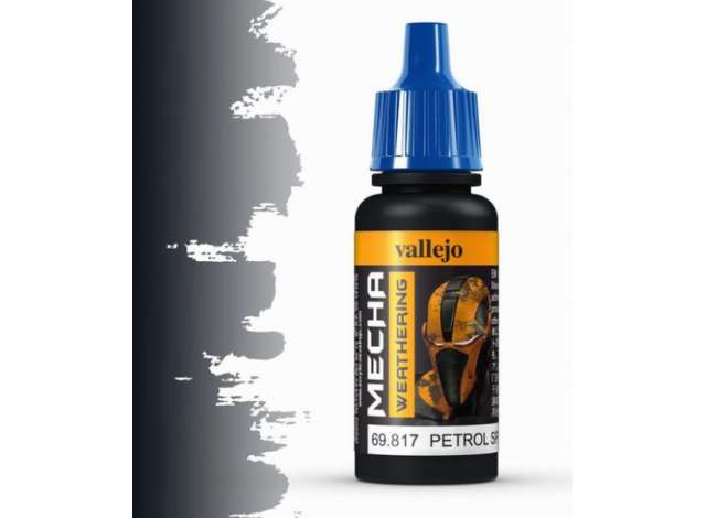 Pre-Order – 17ml Petrol Spills (Gloss) *Mecha Weathering* 1:0 Vallejo Model (val69817) – ETA. September 2026