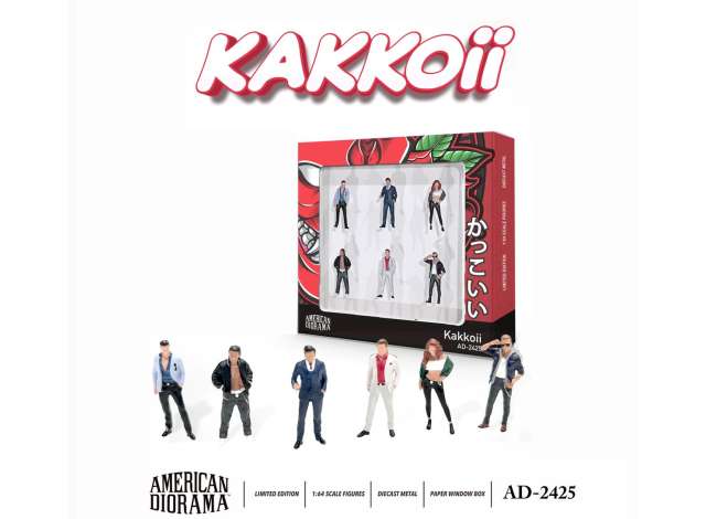 Kakkoii Figure Set 1:64 American Diorama Model