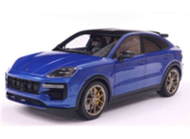 Pre-Order – 2024 Porsche Cayenne Coupe GT Turbo, metallic blue 1:18 Solido Model (soli1811903) – ETA. September 2026
