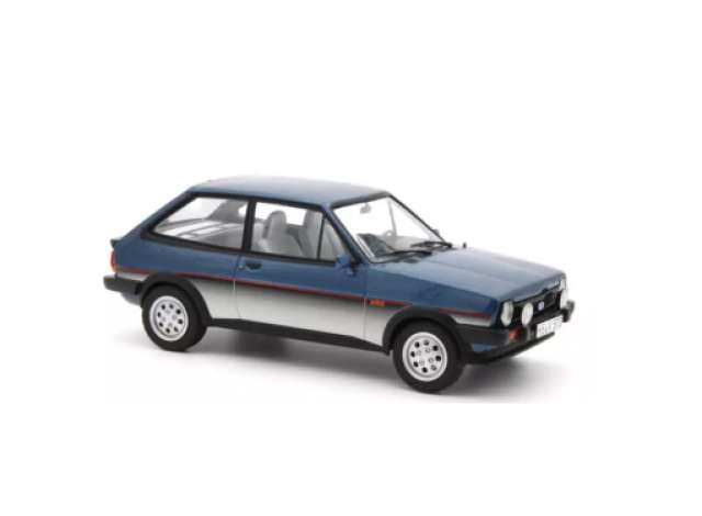 Pre-Order – 1981 Ford Fiesta XR2, blue metallic 1:18 Norev Model (nor182744) – ETA. September 2026