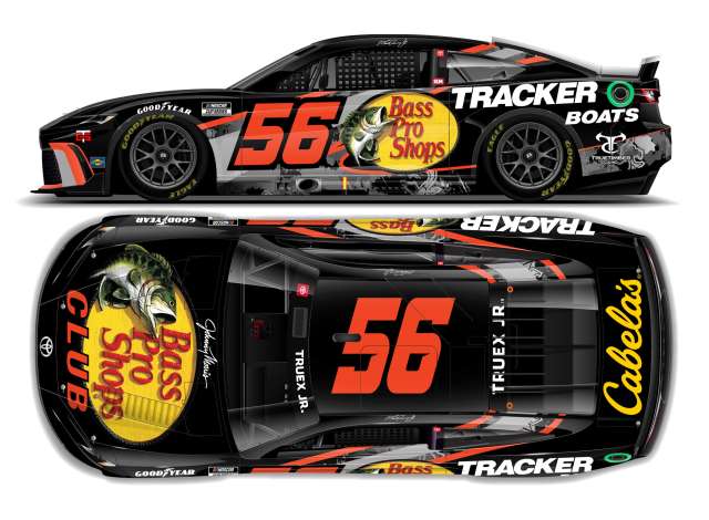 2025 Toyota Camry #56 Martin Truex Jr. *Bass Pro Shops*, black/red 1:64 Action Racing Collectibles Model